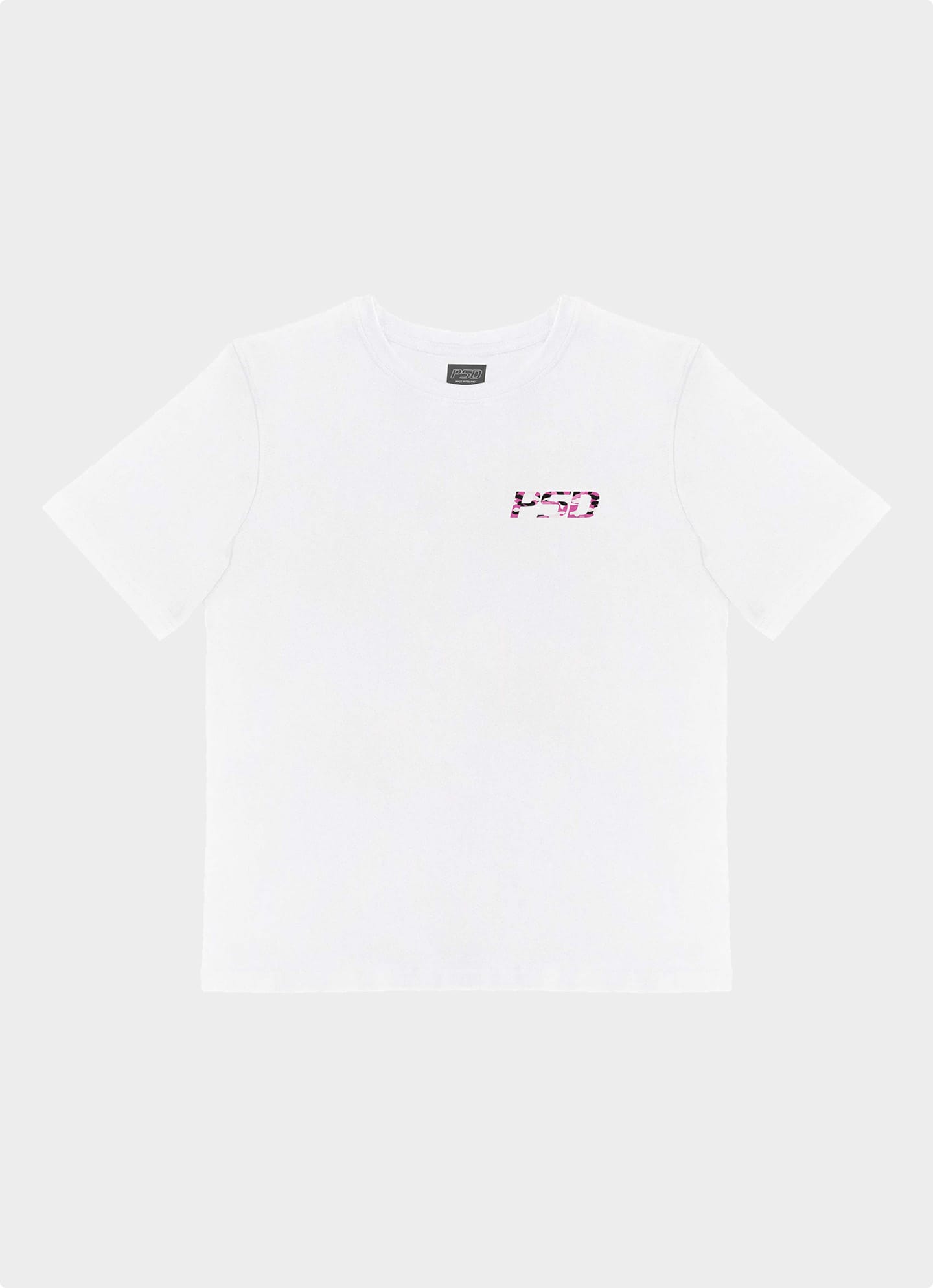 Pink Camo T-shirt (biały)