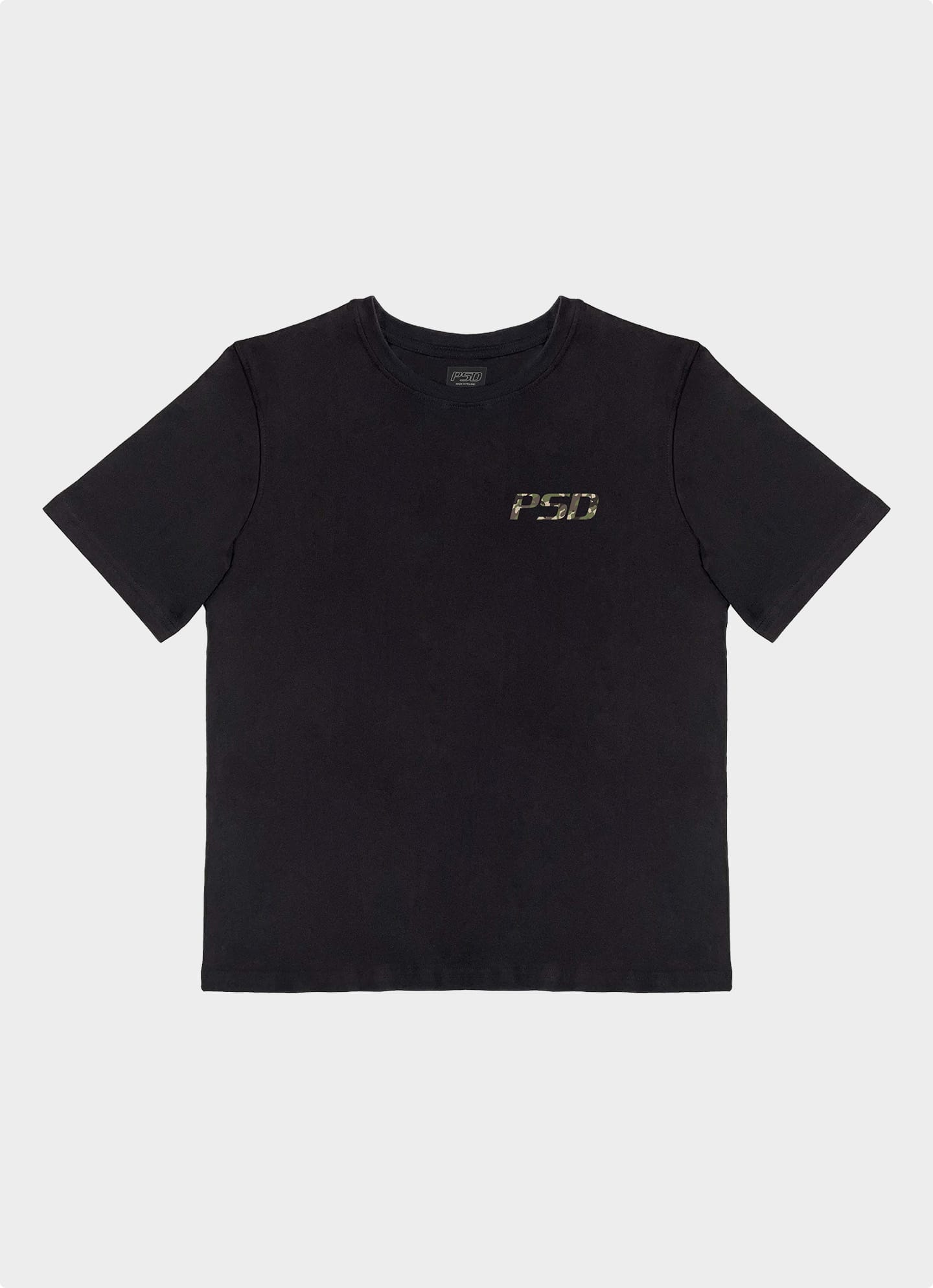 Camo T-shirt (czarny)