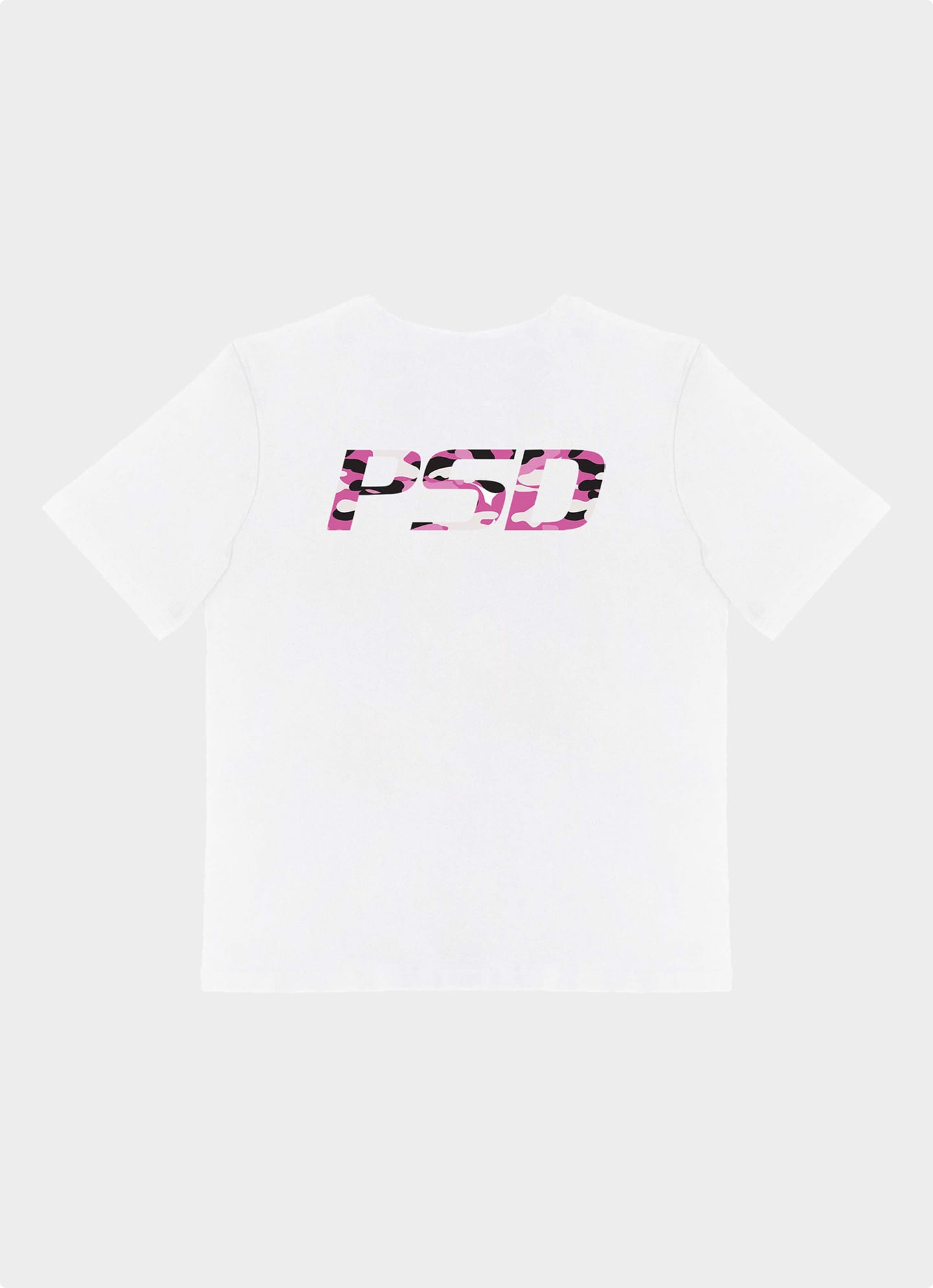 Pink Camo T-shirt (biały)