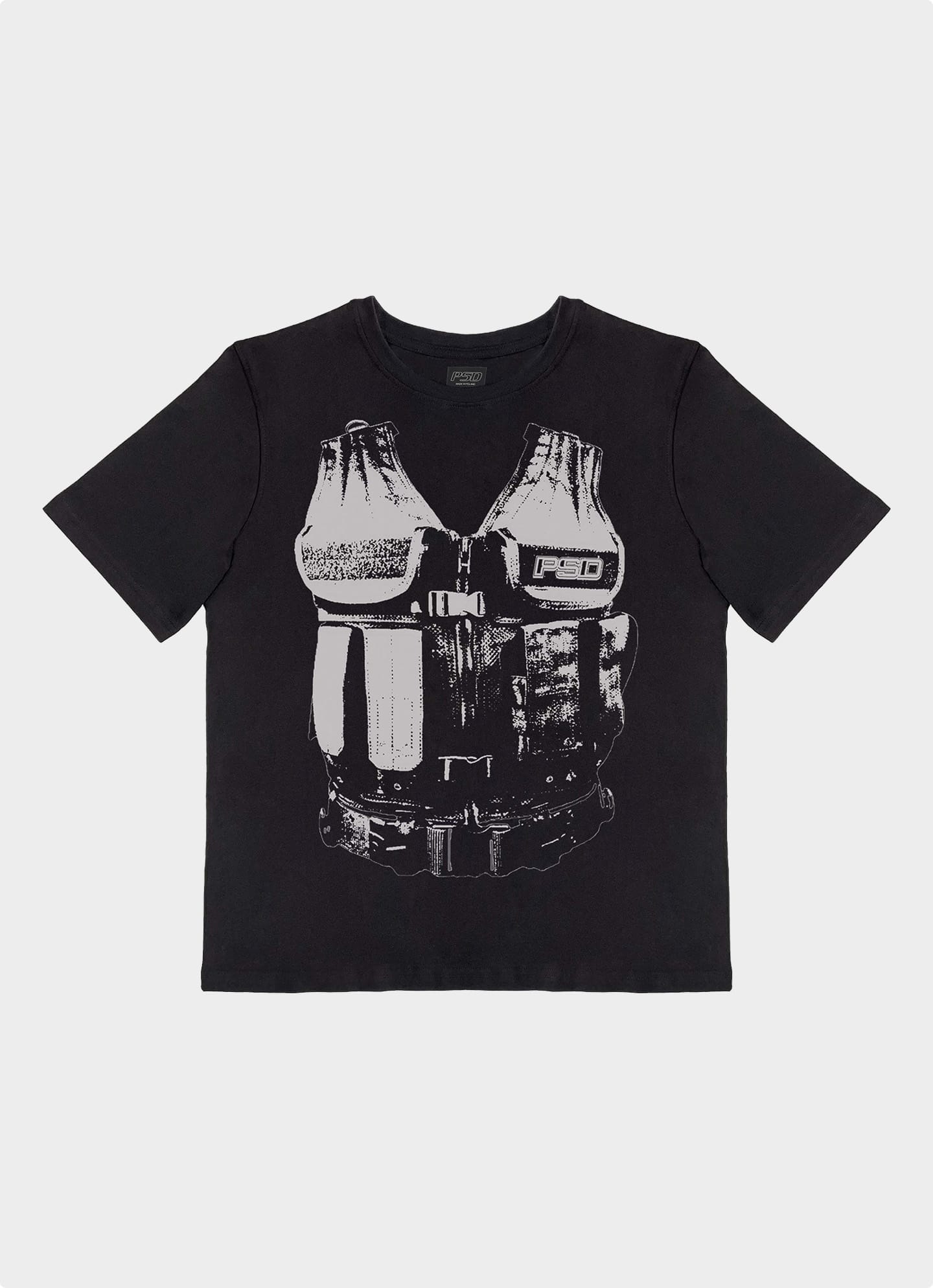 Vest T-shirt (czarny)